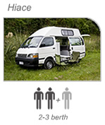 Campervan hire Picton - Hiace Camper